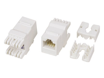 RJ45 keystone jack 180 degree